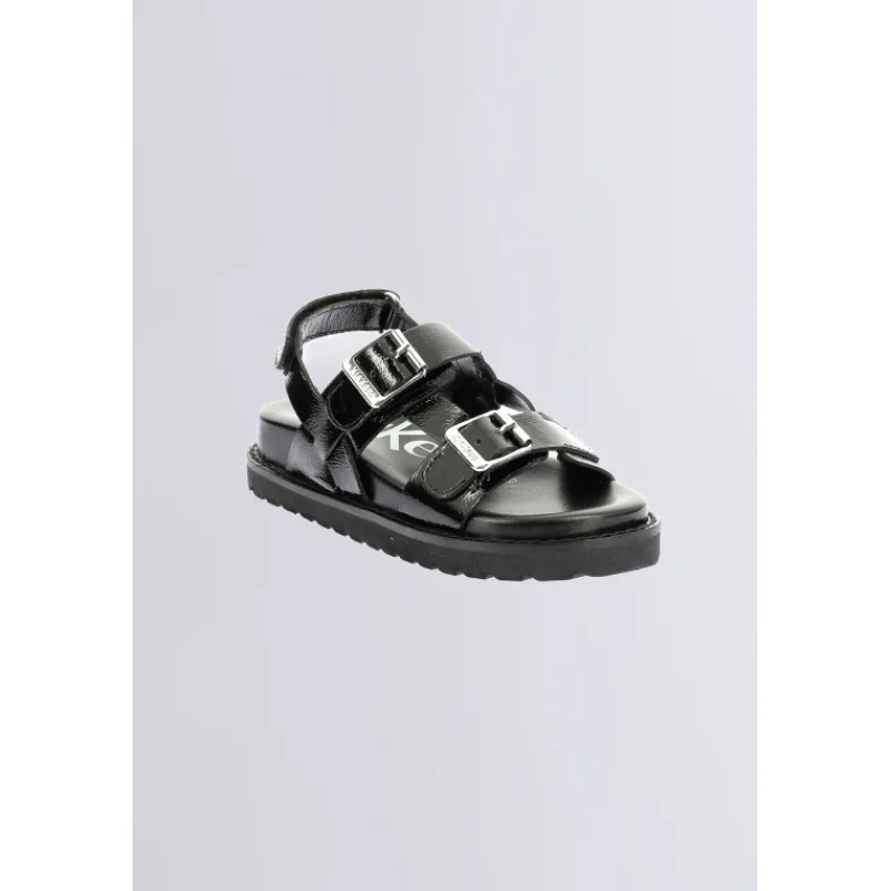 Kickers Sandales Et Nu-Pieds-Neosummer Kid Noir