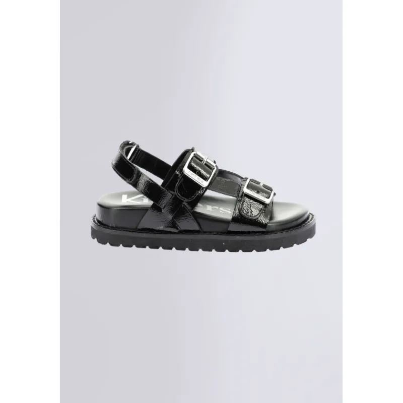 Kickers Sandales Et Nu-Pieds-Neosummer Kid Noir