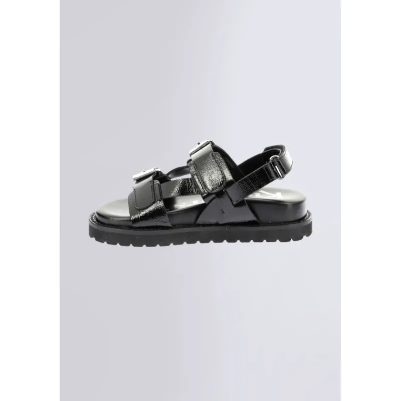 Kickers Sandales Et Nu-Pieds-Neosummer Kid Noir