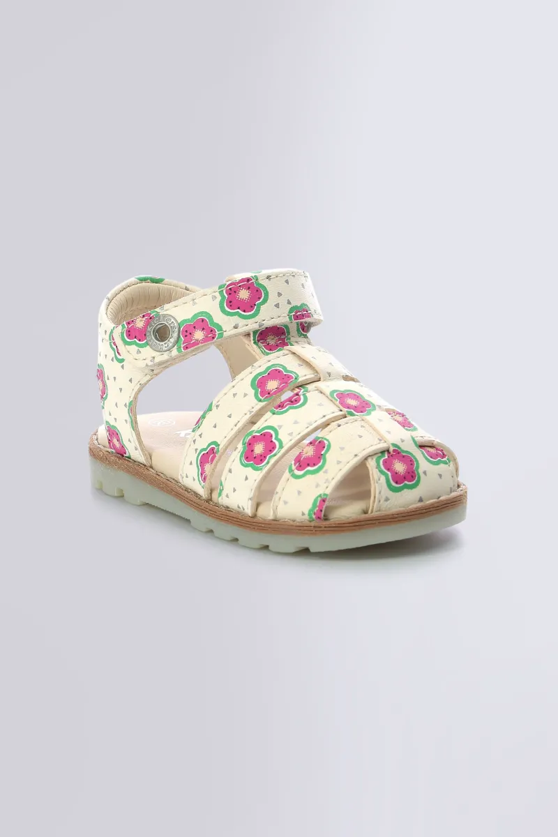 Kickers Sandales|Sandales Et Nu-Pieds-NONOSTI CASSE FLOWER Blanc