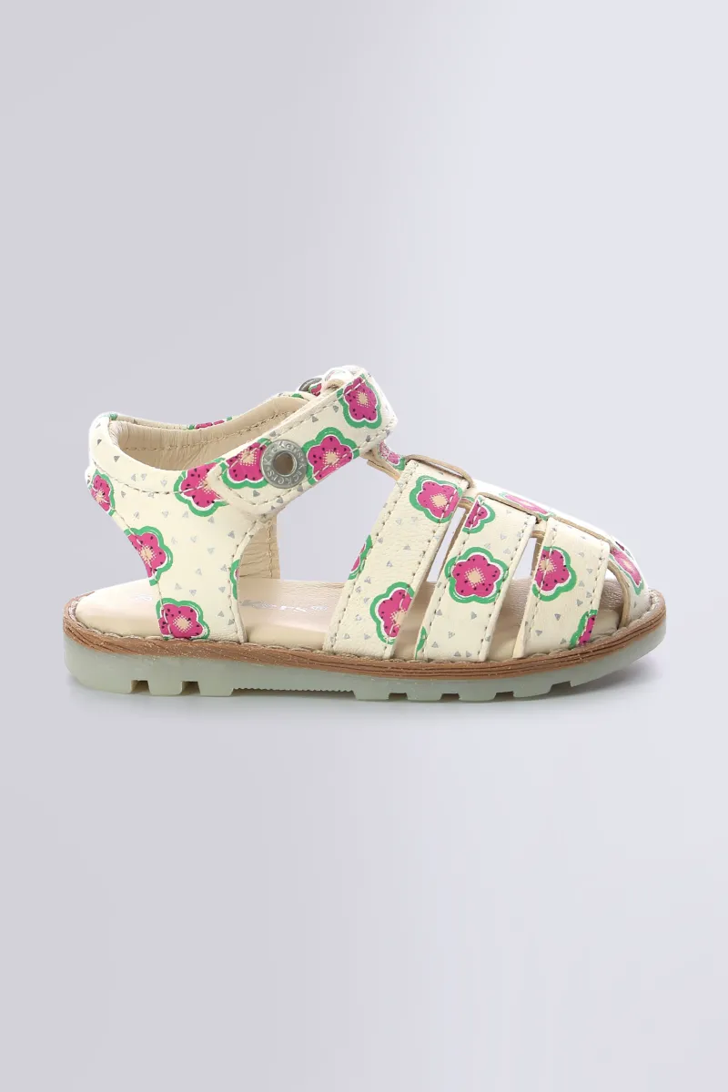 Kickers Sandales|Sandales Et Nu-Pieds-NONOSTI CASSE FLOWER Blanc