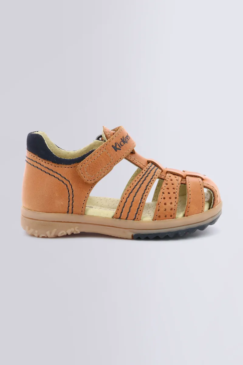 Kickers Sandales|Sandales-Platiback Camel