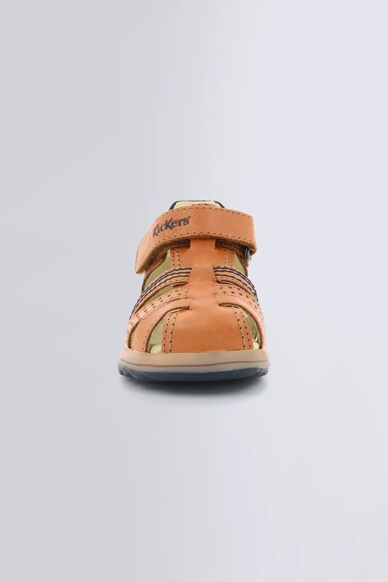 Kickers Sandales|Sandales-Platiback Camel