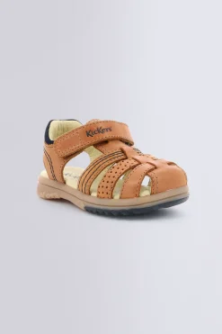 Kickers Sandales|Voûte Plantaire-PLATINIUM (28-38) Camel