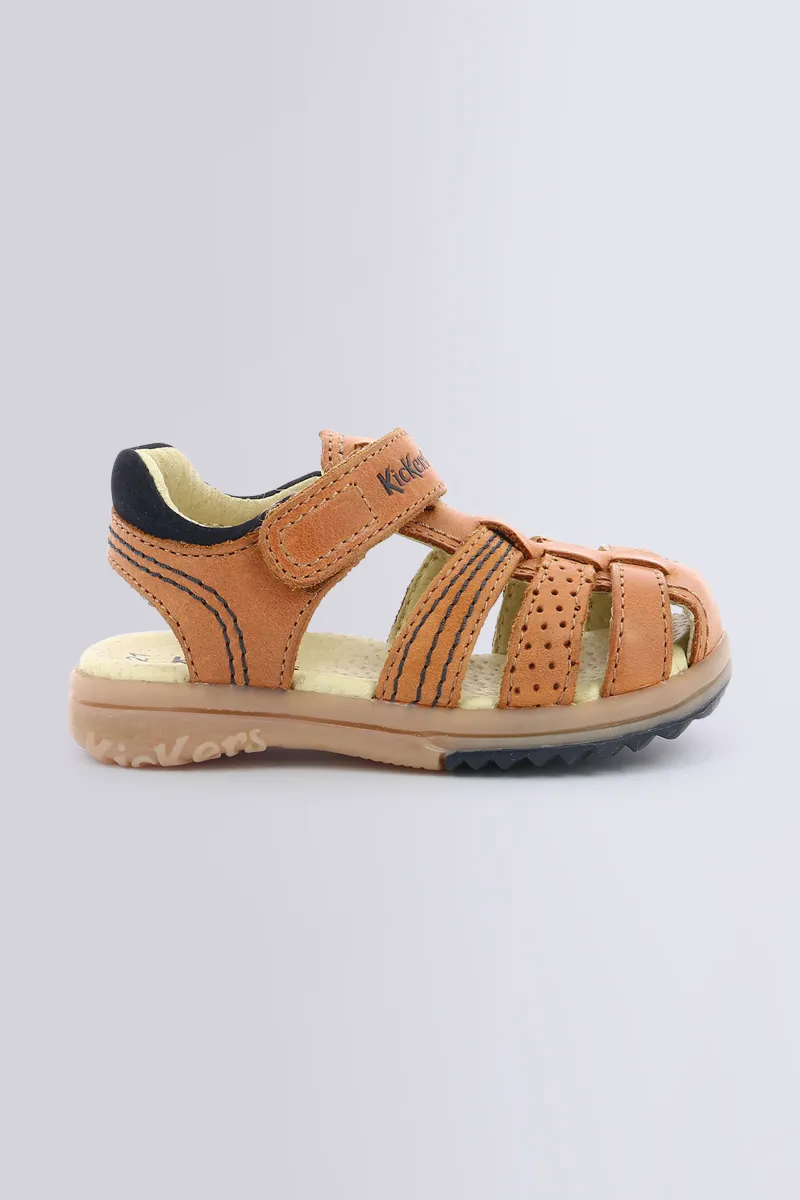 Kickers Sandales|Voûte Plantaire-PLATINIUM (28-38) Camel