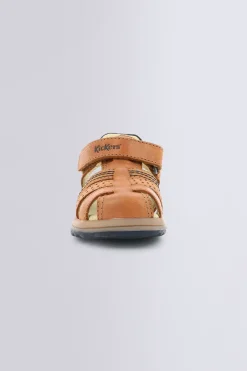 Kickers Sandales|Voûte Plantaire-PLATINIUM (28-38) Camel