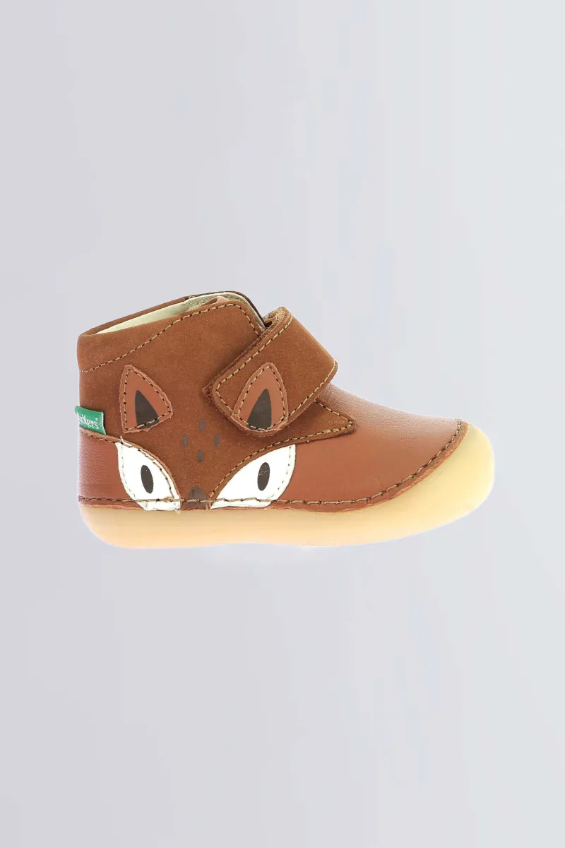 Kickers Bottillons|Bottines-Sabio Renard Marron