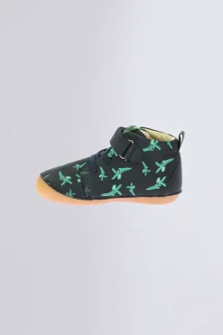 Kickers Bottillons|Bottines-Sonizikro Croco Marine