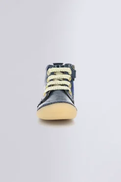 Kickers Bottillons|Bottines-Sonizip Vernis Bleu