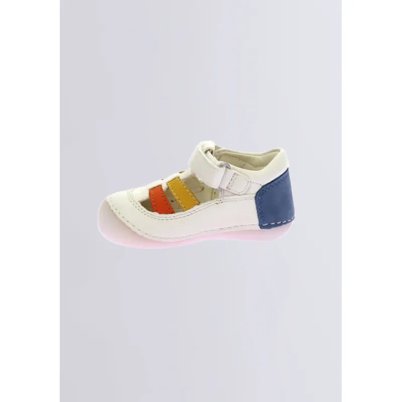 Kickers Babies Et Salomés|Babies Et Salomés-Sushy Tricolore Blanc