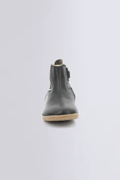 Kickers Bottines|Kick Days Fille-Vermillon Argent Noir